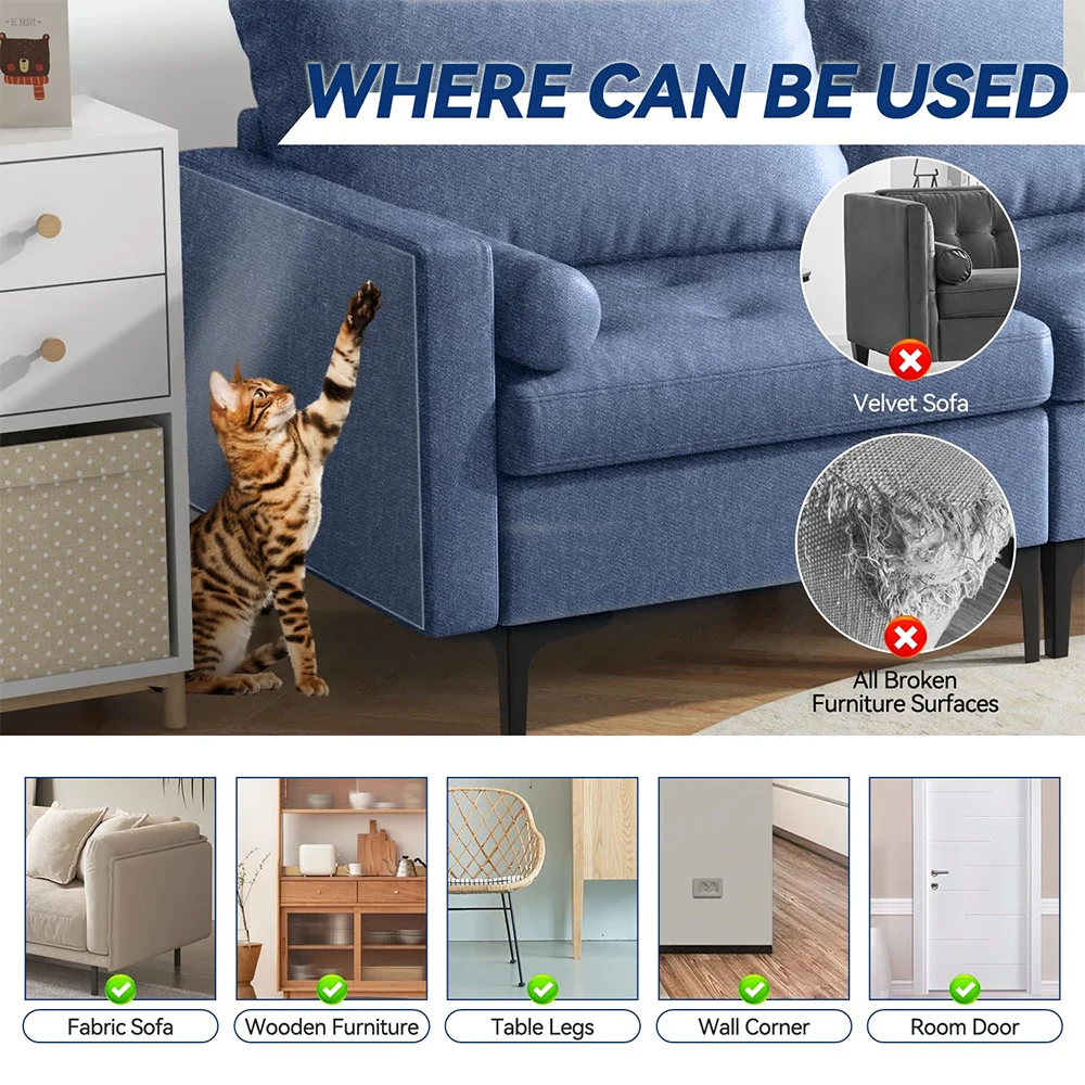 Anti-Scratch Protective Tape for Cats – Transparent and Self-Adhesive