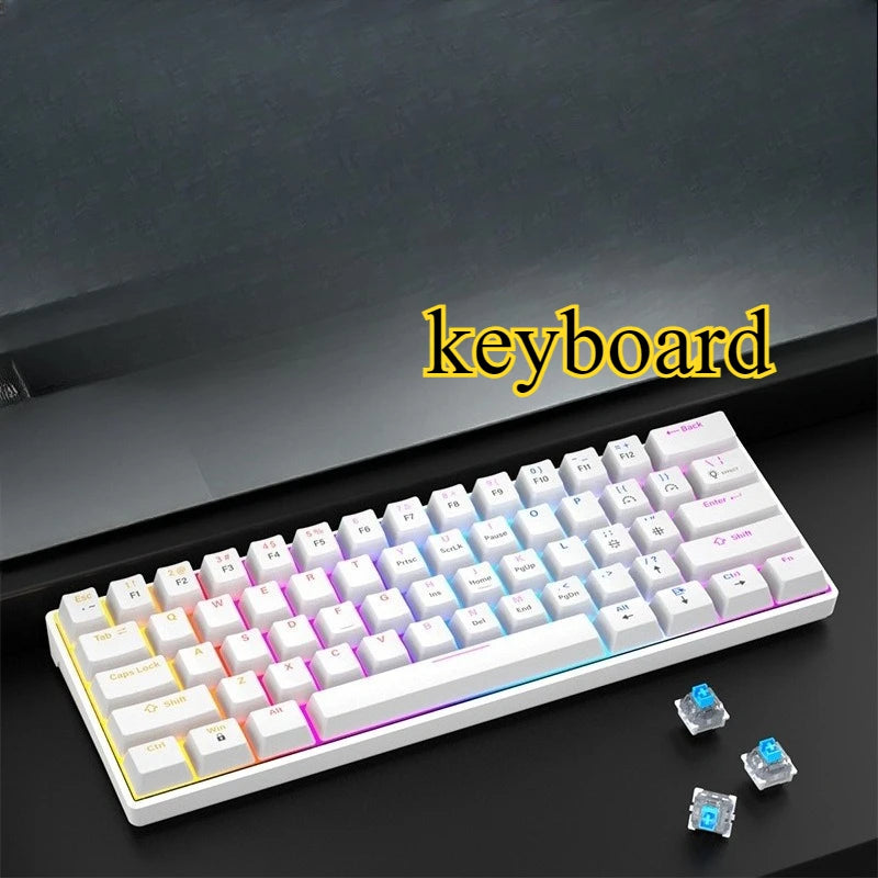Tastiera Meccanica Gaming 60% – Bianca