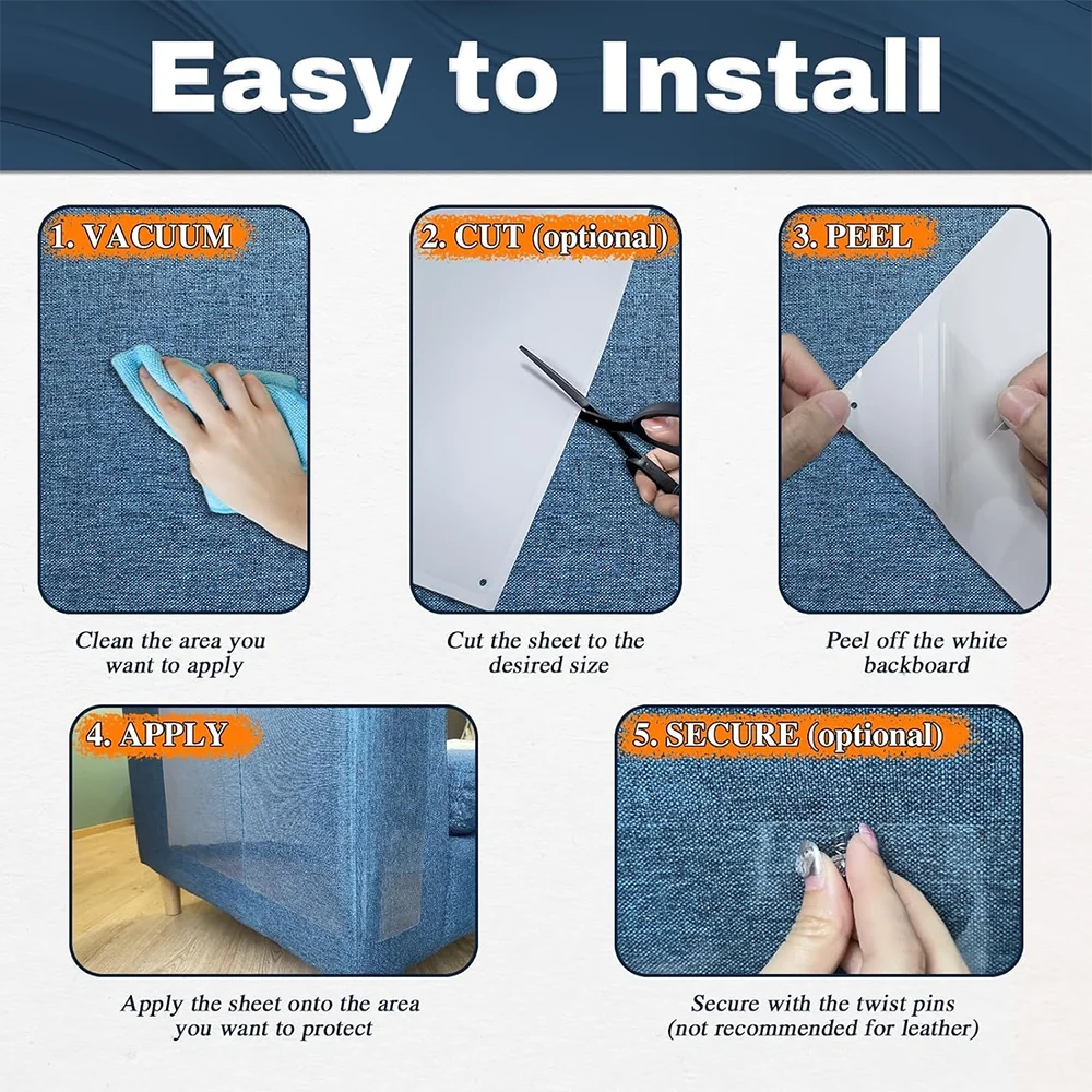 Anti-Scratch Protective Tape for Cats – Transparent and Self-Adhesive